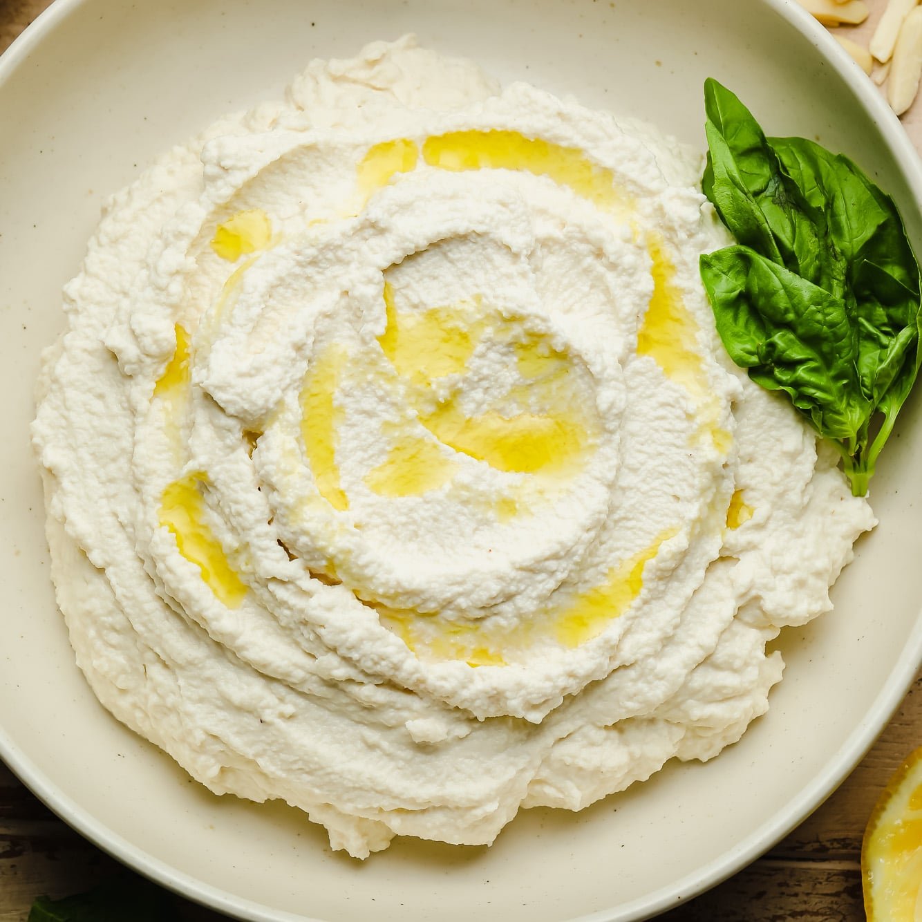 Ingredient Vegan Ricotta: No Tofu, Traditional & Creamy